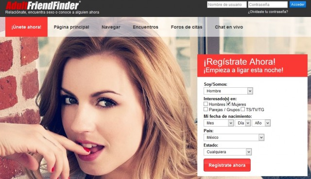 conocer mujeres en Adultfriendfinder