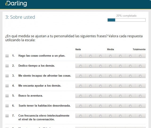 test de compatibilidad edarling