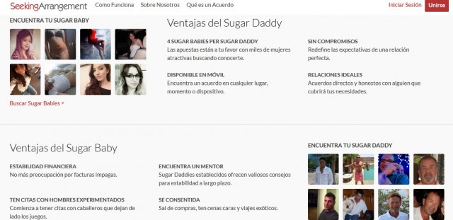 seeking arrangement sitio sugar daddy