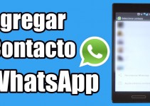 Como agregar contactos en WhatsApp